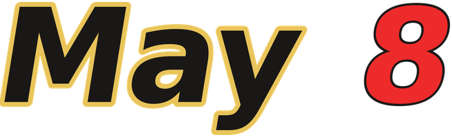 May 8 logo